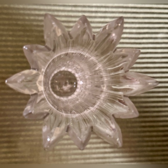 Vintage Mikasa Florita Lead Crystal Glass Flower Bud Vase 6 1/2” Tall - Picture 5 of 6